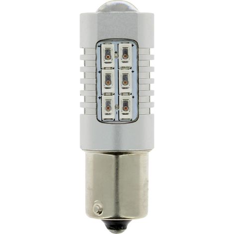 1 Ampoule Led S600 12-24V P21W Ba15s EvoFormance - 6500k Ambre - EvoFormance