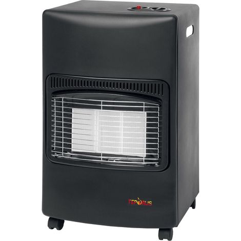 Stufa A Gas Ad Infrarossi Nera Teporus 4200w Sensore Ossigeno Nero (1/3)