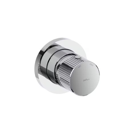 Mitigeur encastré pour douche 1 sortie avec plaque Ø70 mm Paffoni série Jo JO010CR70  Chromé - Laiton (1/2)