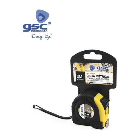 Gummiertes Maßband - 16 mm - 3 M GSC 002100459