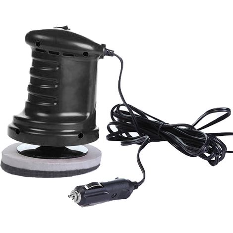 Mini-Autowachsmaschine (12 V), hohe Effizienz, Detailpolitur, Kratzerentferner, tragbar, elektrisch, schwarz (1/5)