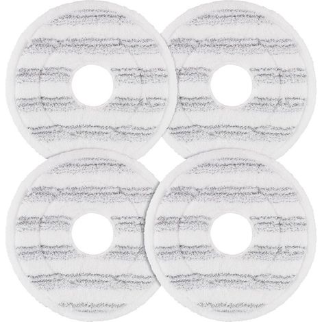 Spin and Clean 4er-Pack waschbare und wiederverwendbare Mikrofaser-Moppbezüge zur Bodenreinigung (1/5)