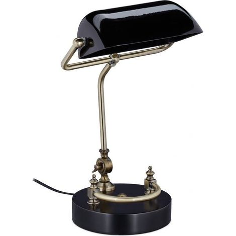 Lampada da banchiere nera