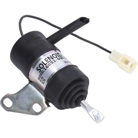 Jeffergarden Solénoïde d’arrêt carburant 16851‑60014 – Compatible Kubota BX2230D RTV900R etc. – Fiabilité moteur diesel – Pièce tracteur et engin (1/5)