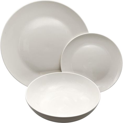 Maxwell e Williams White Basic Coupe servizio porcellana 12 pz
