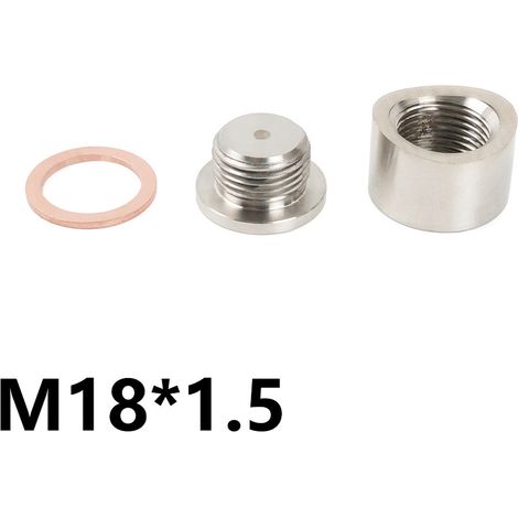 Pièce de modification automobile : Bouchon d'écrou de sonde lambda M181,5 - Concave/convexe (1/4)