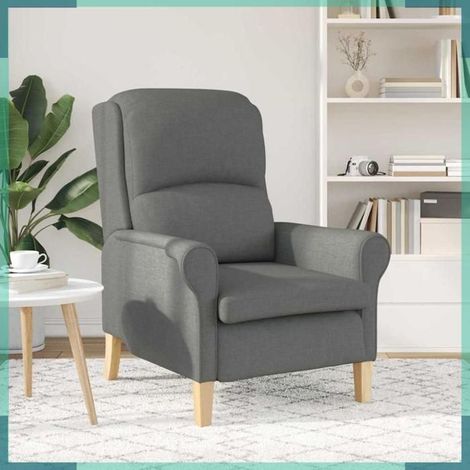 42009841 fauteuil Gris foncé 76 x 94 x 102 cm tissu (1/5)