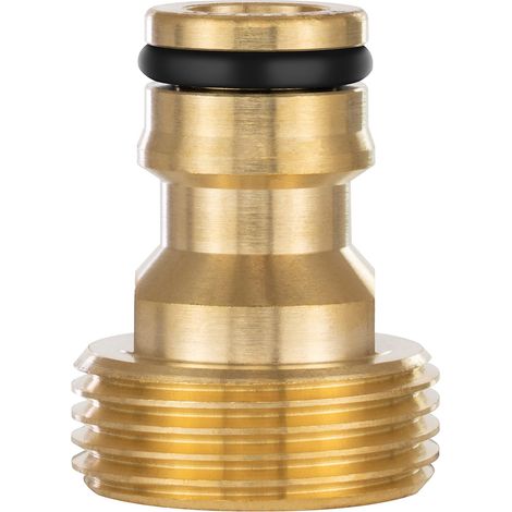 Adaptateur d'eau avec filetage mâle 3/4 pouce et raccord pour tuyau d'arrosage (1/5)