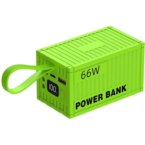 Tragbare DIY-Powerbank, 66-W-Schnellladung, 20-W-PD-Ladefunktion, große Kapazität von 20.000 mAh, USB-Ausgang + bidirektionaler Typ-C-Ausgang (1/5)