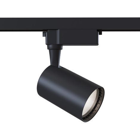 Faretto Per Binario Vuoro In Metallo 10W Nero 1 Luce Calda