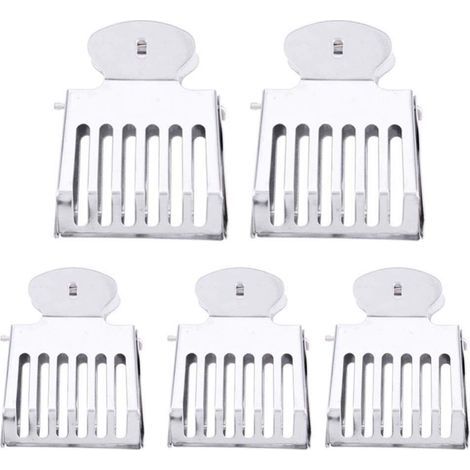 Attrape-Abeille en métal, Outil de Capture de Cage à Pince de Reine Abeille, Cage en Acier, Accessoires d'équipement d'isolateur de Queenbee(5PCs) (1/5)