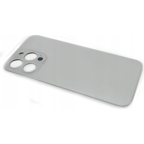 Tapa trasera para Apple iPhone 13 Pro Max A2484 A264, agujero grande, color blanco. (1/2)