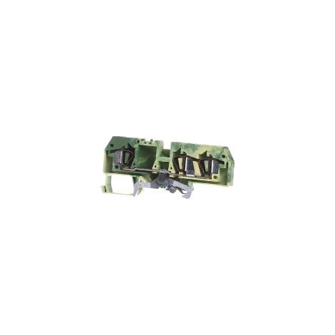 Schienenverbinder WAGO 282-687 3 Klemmen 6 mm² grün gelb