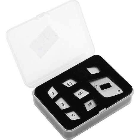 Ensemble de 8 autocollants pour recouvrir les interrupteurs de phares, compatible avec les BMW Série 3 G20 G28 (2020–2021) (1/5)