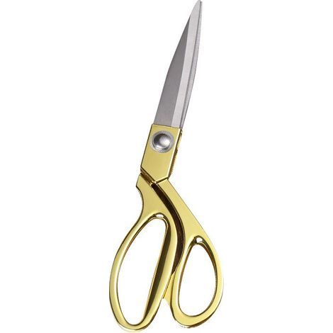 Ciseaux Couture Professionnel Doré - Ciseaux Tissu en Acier Inoxydable 26,4 cm - Ciseaux de Couturiere Pour Tissu, Vêtements, Cuir, Jean, Retouche, Couture et Confection (1/3)