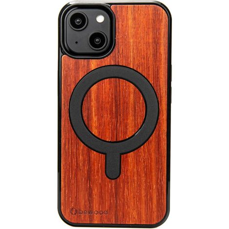 Funda de madera Bewood para iPhone 15 PADOUK con MagSafe (1/3)