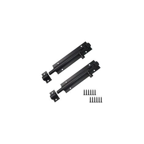Lot de 2 loquets de porte à pêne en acier inoxydable 5 pouces – (1/5)