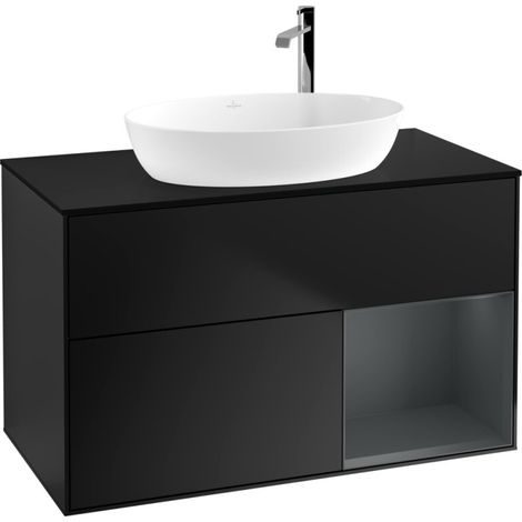 Villeroy & Boch F902HGPD Meuble sous-lavabo Finion F90 (1/2)