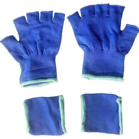 Gants de protection pour fitness, équipements de haltères pour hommes et femmes, barres horizontales, gants à demi-doigts pour entraînement, tractions (1/5)