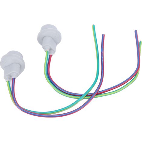 2PCS Douille T10 W5W pour Feu de Stationnement, Base en Verre Caoutchouc Universelle pour Scooters, Quads et VTT (1/5)
