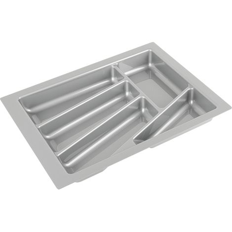 Besteckkasten 330 x 435 mm, silberfarben SANS MARQUE