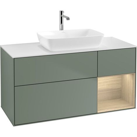 Villeroy & Boch F831PCGM Meuble sous-lavabo Finion F83 (1/2)