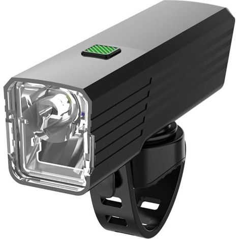 Fahrradbeleuchtung, wiederaufladbare LED-Fahrradlampe mit USB-Anschluss, zwei Leuchtmodi (Fern- und Abblendlicht), superhelle Fahrradbeleuchtung für Nachtfahrten, Fahrradscheinwerfer mit zwei Lampen (1/4)