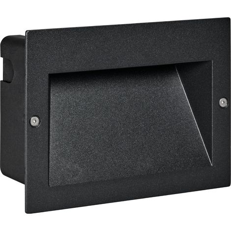 applique encastrée murale - aric inari - 10.5w - cct - ip65 - anthracite - aric 51348