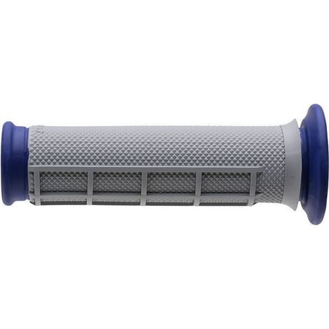 Puños Renthal para ATV, Kevlar, doble compuesto, medio waffle, azul.