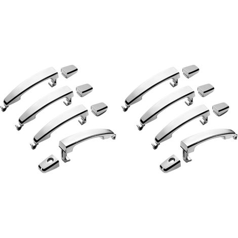 Juego de 8 piezas de cubiertas exteriores para manijas de puerta de ABS para Captiva Sport / Aveo / Saturn Vue
