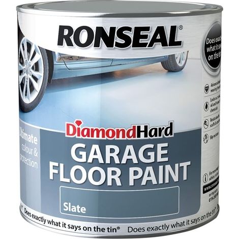 Ronseal 35763 Diamond Hard Garage Floor Paint Slate 5 litre RSLDHGFPSL5L