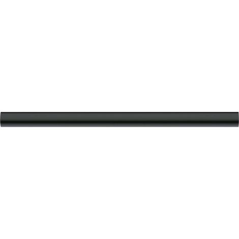 Tube mural DN32 500mm noir mat (1/2)