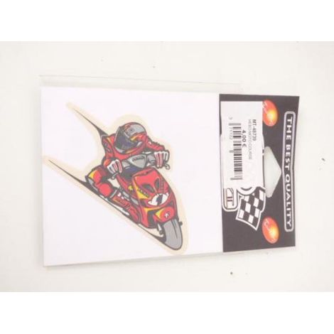 Autocollant stickers MERYT pour scooter course hebo pilote genou