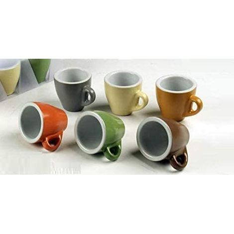SET 6 TAZZINE DA CAFFÈ CON MANICO MULTICOLOR (1/2)