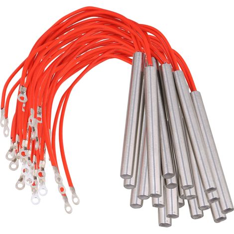 20 éléments chauffants pour un chauffe-moule cylindrique à une tête de 220 V et 300 W (1/2)