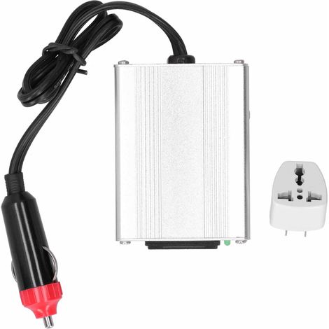 Convertisseur de tension 12V 500W, outil de sécurité pour voiture, moto, maison, bateau, extérieur, pique-nique (AC110V 60Hz) (1/5)
