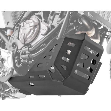 Parafango di protezione motore compatibile con Yamaha Tenere 700 21-24 Alluminio SK2 nero Motoguard