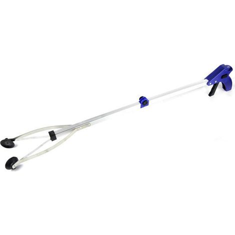 Pince de préhension longue et pliable de 81 cm, outil portable pour ramasser les déchets et les pièces de monnaie (1/5)