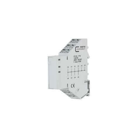 Metz Connect 110720 Potenzialverteiler Federklemme Grau 1 St. (1/2)