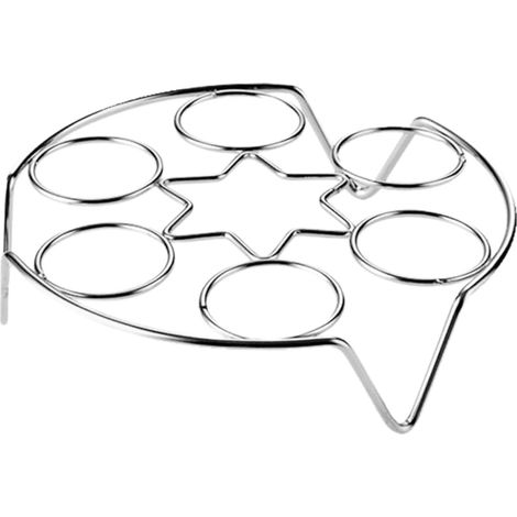Panier vapeur en acier inoxydable pour autocuiseur, marmite et autocuiseur électrique. Plateaux vapeur empilables, panier vapeur en acier inoxydable de qualité alimentaire. (1/5)