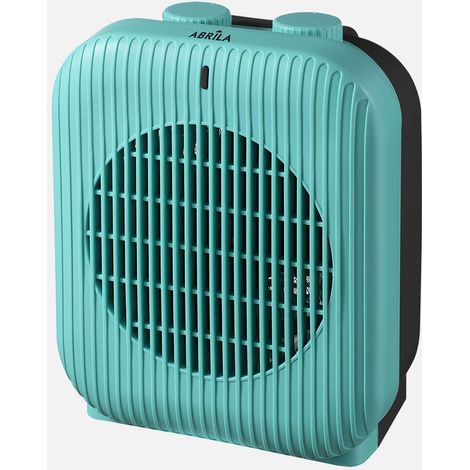 Termoventilador Electrico Brooker 2000w Azul/negro 2pot.termostato Reg., Protecc.sobrecalent.y Corte Seguridad 25x20,5x13cm