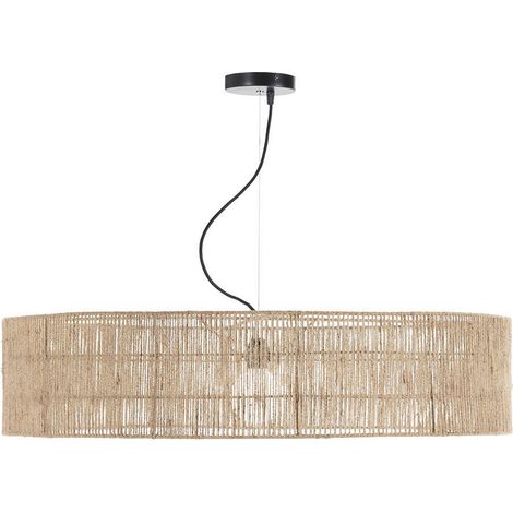 Suspension en jute grand abat jour - naturel (1/3)