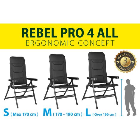 Brunner Campingstuhl Rebel Pro LARGE