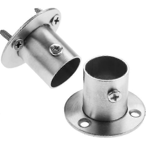 Support de tringle à vêtements en acier inoxydable (2 pièces) -dd s2024123015965 22 mm (1/5)