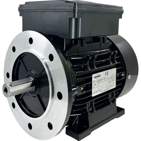 Moteur Électrique Monophasé 220V 4kW 3000Tr/min B35 2MLE112M Double Condensateur - CEMER (1/5)