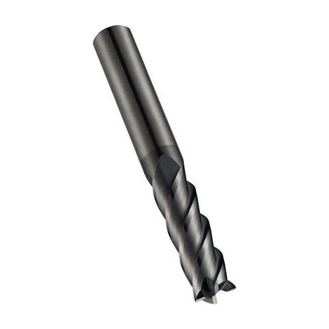 La fresa S717 funciona con longitud total estándar 60 mm HM AlCrN 40 grados Z.4 DORMER