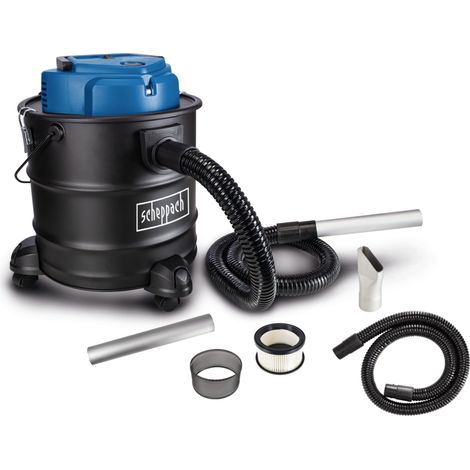 [JAMAIS UTILISE] Scheppach Aspirateur à cendres AVC20 – Aspirateur de suie – 230 V – 50 Hz – Moteur 1200 W – Cuve de 20L – Puissance d’aspiration 20 kPa – Fonction nettoyage du filtre