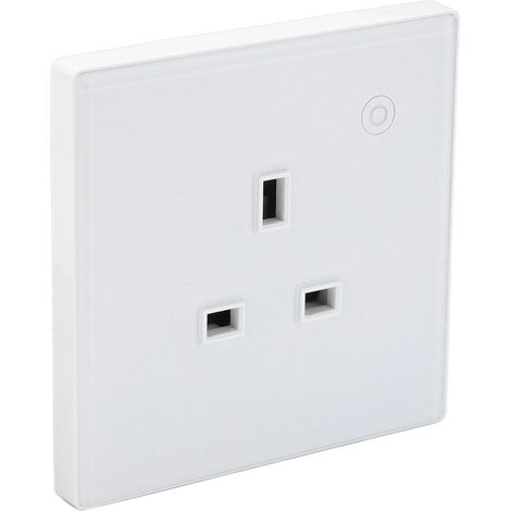 Intelligente Wandsteckdose mit ABS-Sensor, Zeitschaltuhr, drahtloser Fernbedienung, 16 A, UK-Stecker, 95–245 V, ZigBee-fähig (1/5)