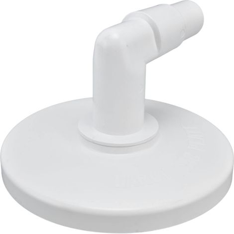 1 Plaque à vide Skimmer, Coude 90°, Plastique durable, Diamètre 18,5cm, Pour piscine Hayward (1/5)