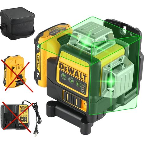 Niveau Laser Vert 3D 360° 12V DEWALT DW089LG Haute Précision - Outil Uniquement